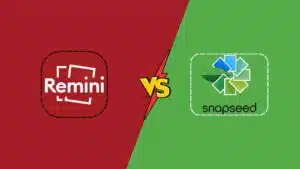 Remini VS SnapSeed